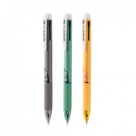 마이볼3 초저점도 유성 3색 볼펜 (0.38mm) #2