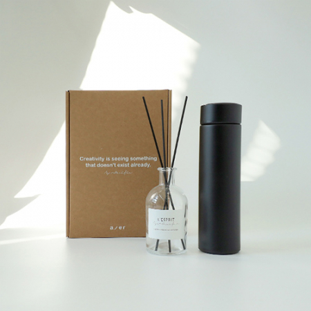 레스쁘리 고급 우유병 디퓨저 세트 N (BASIC 디퓨저 (150ml) + 제네시스 텀블러 500ml) #2