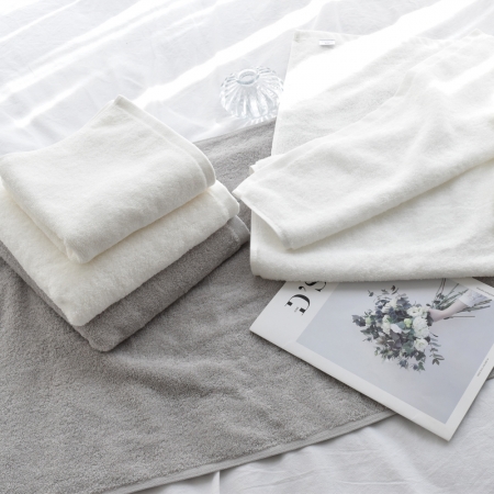 코튼랩 40수 바스타올 1매 + 30수 호텔수건 170g 3매 선물세트 #5