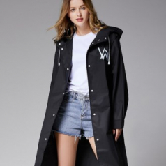 EVA 방수 코트형 우비 레인 코트 판초 우의