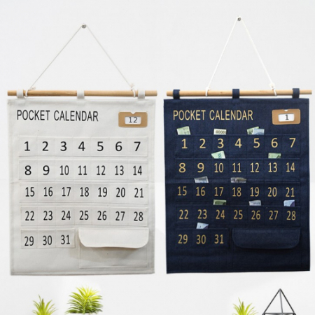 포켓 캘린더 약, 저축, 생활비, 영수증 달력 #2