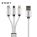 작은이미지: [케이블] 아이논 3in1 멀티 충전케이블 1.0M #4