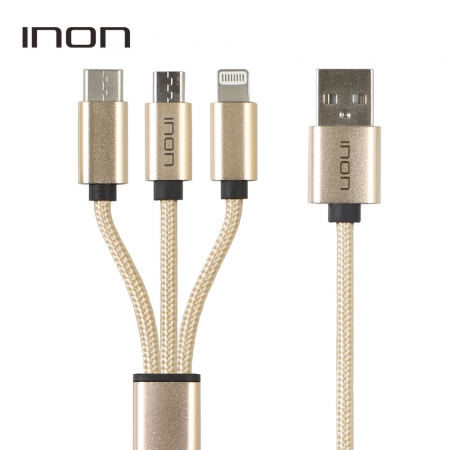 [케이블] 아이논 3in1 멀티 충전케이블 1.0M #5