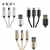 작은이미지: [케이블] 아이논 3in1 멀티 충전케이블 1.0M #2