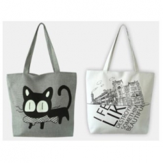 디자인 에코백// 개별OPP포장 / 20가지 디자인 / 두겹 에코백 / 고급 에코백