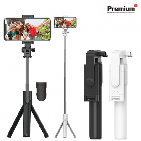 프리미엄 회전형 블루투스 셀카봉 삼각대 블루투스 리모컨 #2