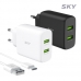 작은이미지: 스카이la 필 Q2S QC3.0 고속충전기 36W #2