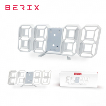 베릭스 3D 미니 LED 벽시계 FD-110 #5
