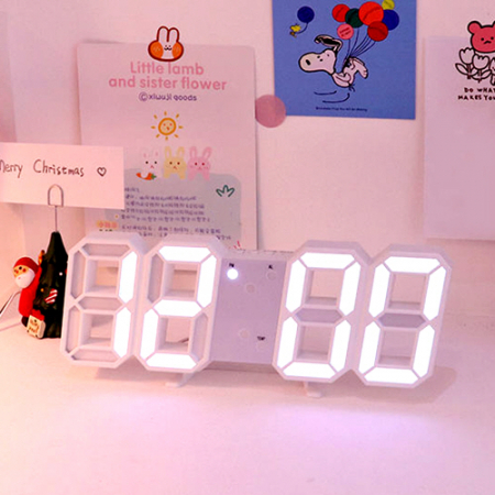 베릭스 3D 미니 LED 벽시계 FD-110 #3