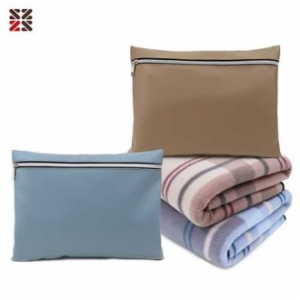 이든체크담요 특대형 + 가죽파우치담요