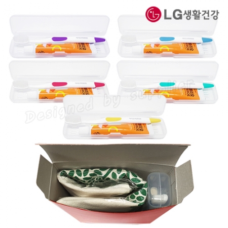 선물세트 에코백 Lg 칫솔+페리오 / 칫솔 치약 세트 #5