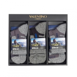 발렌티노 기능성 중목 등산양말 (남) 3족세트