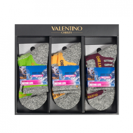 발렌티노 기능성 중목 등산 양말 (여) 3족 세트 #2