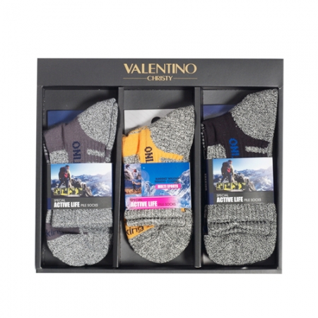 발렌티노 기능성 중목등산 양말 (남 / 여) 3족세트 #3