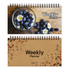 눕힘형 주간 플래너 (일반형 / 170x90mm) [주문제작]