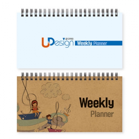 눕힘형 주간 플래너 (고급형 / 170x90mm) [주문제작] #2