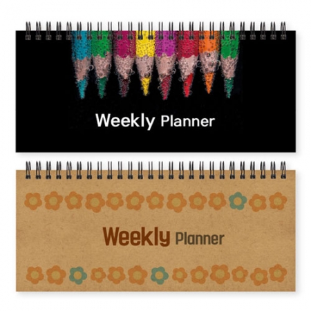 눕힘형 주간 플래너 (고급형 / 230x100mm) [주문제작] #2