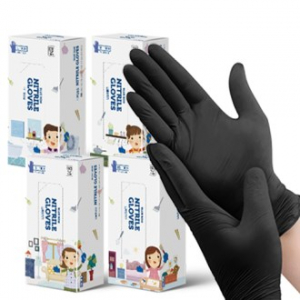 블루본 아이노우 니트릴 장갑 블랙 100매입