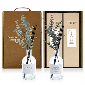 레스쁘리 고급 우유병 디퓨저 세트 II, 네츄럴 유칼립 디퓨저 150ml x2ea