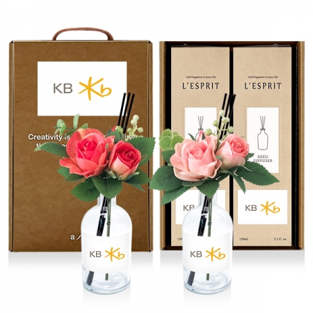 레스쁘리 고급 우유병 디퓨저 세트 KK 열매리얼 로즈 디퓨저 150ml x2개 #3