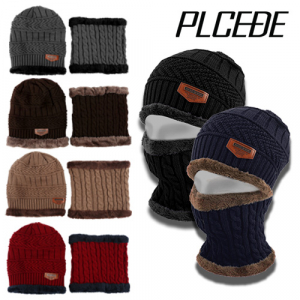 플씨드 기모 니트 비니, 넥워머 세트