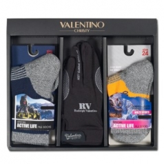발렌티노 기능성 종목 등산 양말 (남 / 여) +발렌티노 터치폰 등산 장갑 (남) 3종 세트