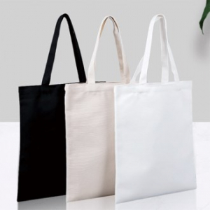 에코사랑 무지 삼형제 에코백 32x38 블랙 / 화이트 / 미색