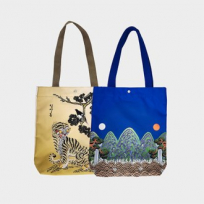 아름누리 민화 그림 숄더 에코백