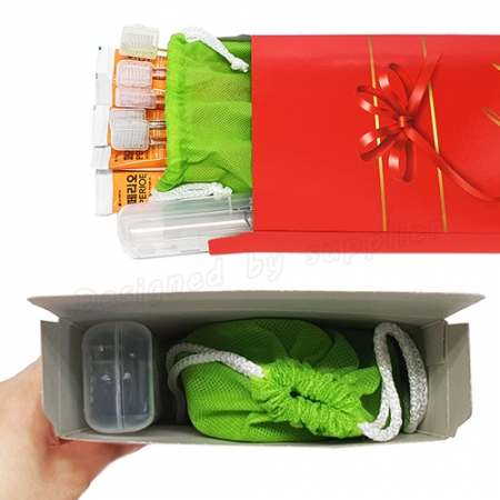 선물세트 치아튼튼 3호 크리스탈캡 5p 칫솔 치약 세트 #5