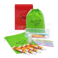 선물세트 치아튼튼 3호 크리스탈캡 5p 칫솔 치약 세트