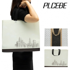 [플씨드] 코팅 부직포 가방 2컬러 1P