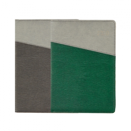 튜립 투톤 습식 PU 양장 다이어리 32절 #2