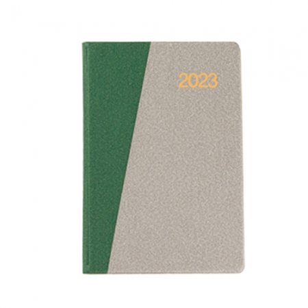 스프링 로즈엠 투톤 PU 미싱 다이어리 25절 #3