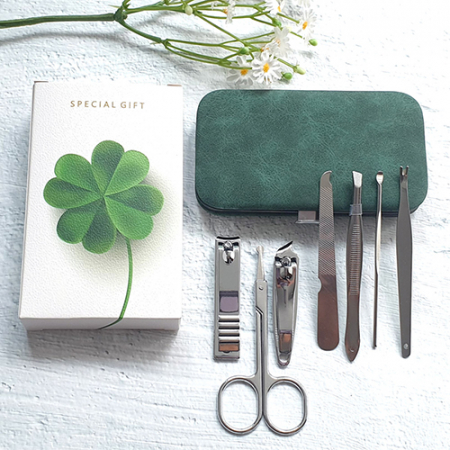 스웨이드 네일 세트 (그린) 코털가위 #2