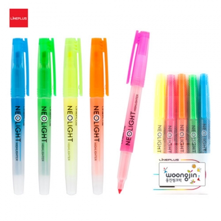 네오라이트 형광펜 5P 세트 #2