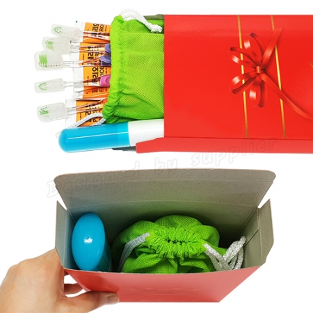 선물세트 치아튼튼 5호 파스텔 클린캡 5p 칫솔 치약 세트 #5