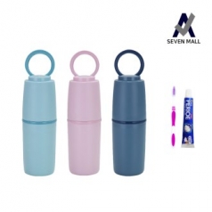 세븐몰 손잡이 칫솔통 칫솔 치약 페리오 세트