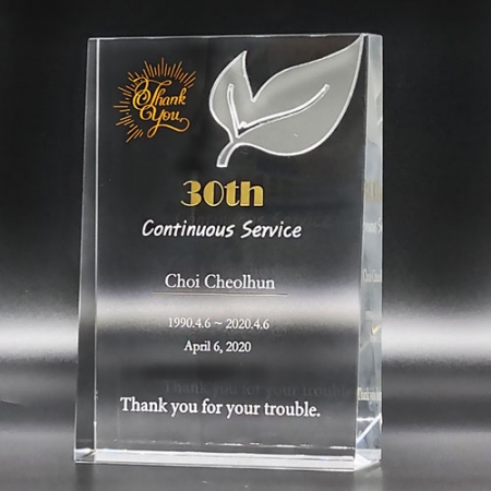 감사패 공로패 크리스탈 상패 R-12 #2