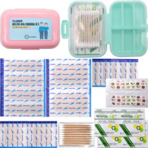 칼라 약통 밴드 세트A