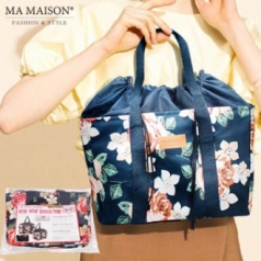 마메종 고급 장미꽃 보온 보냉 가방 대형