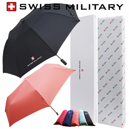 스위스밀리터리 2단 자동 무지 우산 + 3단 수동 사각 우산세트 #2