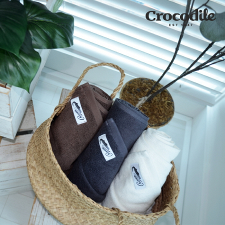 크로커다일 코마사 30수 150g 심플 호텔 수건 타올 #3