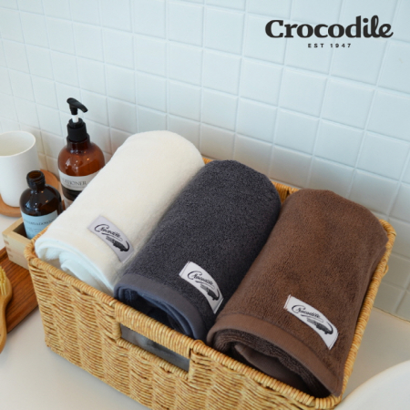 크로커다일 코마사 30수 150g 심플 호텔 수건 타올 #2