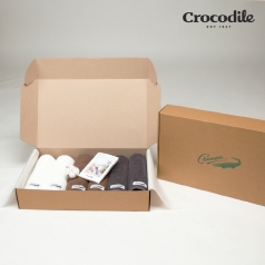 크로커다일 코마사 30수 150g 심플 호텔 수건 타올 6장 세트
