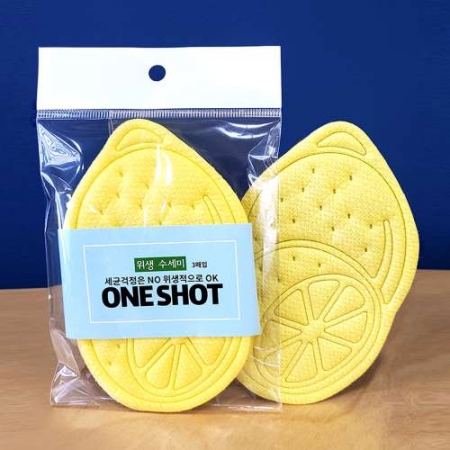 거품잘나는 일회용 수세미 3매입 - 포도 #5