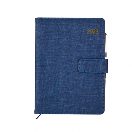 스프링 골든 습식 PU봉제·자석단추 다이어리 25절 #3