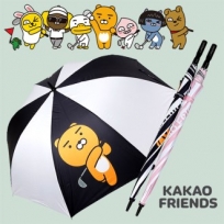 카카오프렌즈 75 퍼팅 골프 장우산