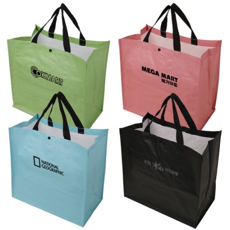 파스텔 블랙 타포린 마트가방 #2