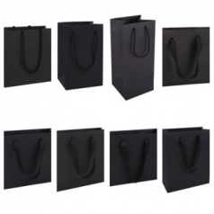최고급 쇼핑백 블랙 8종