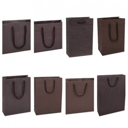 엠보 쇼핑백 밤색 8종 #2